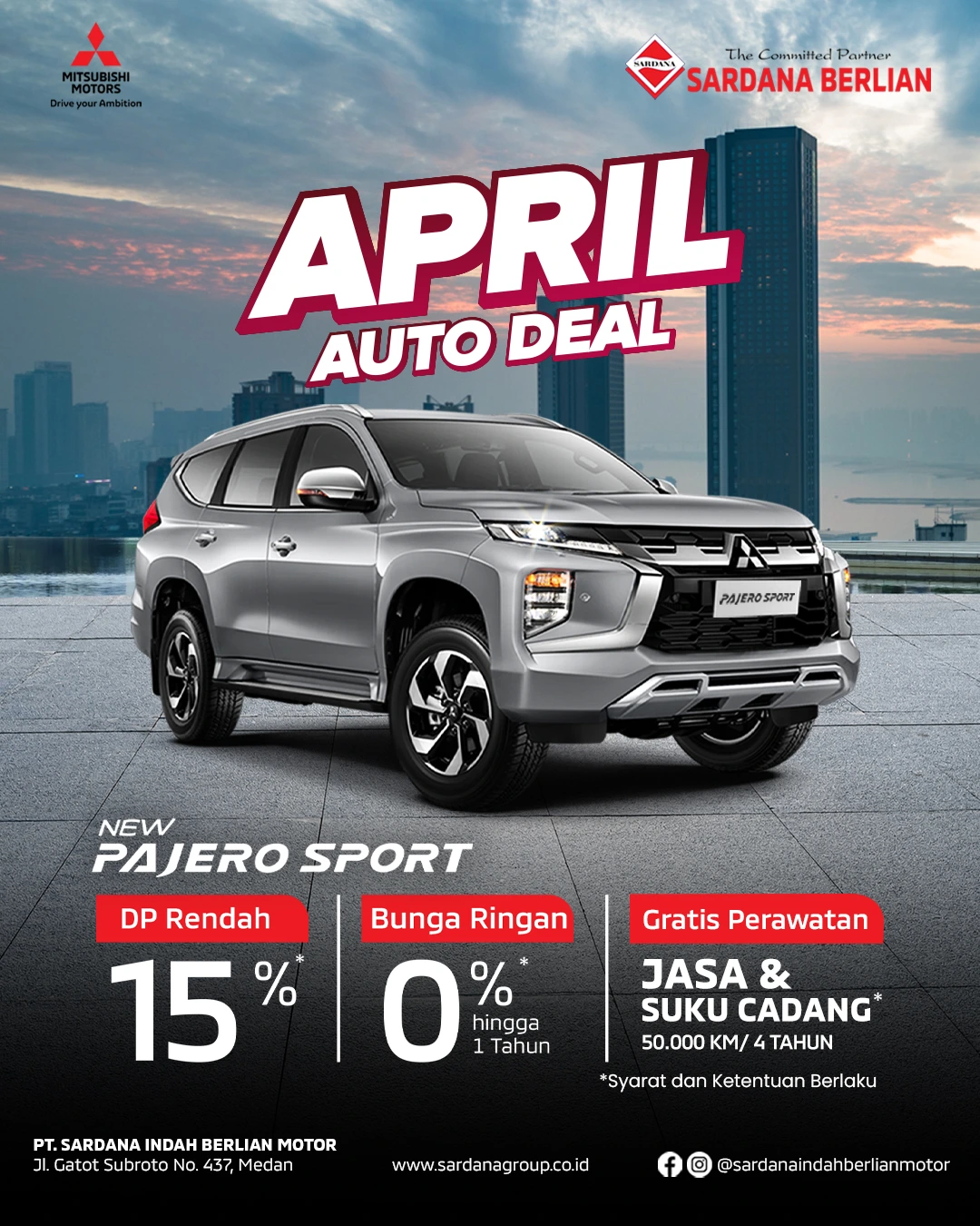 Promo Pajero Sport Terbaru April 2026